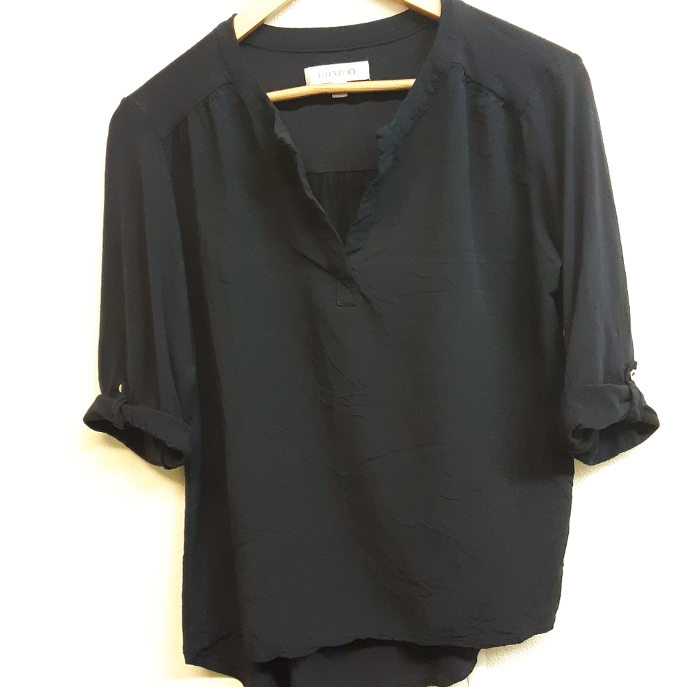 Navy blue blouse